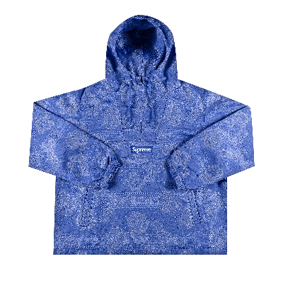 Pre-owned Supreme Kids'  Floral Tapestry Anorak 'blue'
