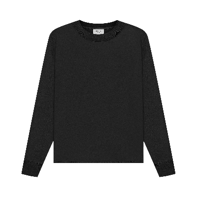 Pre-owned Essentials Fear Of God  Long-sleeve Tee 'stretch Limo' In Black