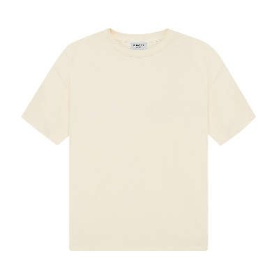 Pre-owned Essentials Fear Of God  Short-sleeve Tee 'buttercream' In Cream