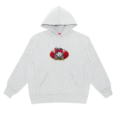 Pre-owned Supreme Kids' Vampire Boy Hooded Sweatshirt 'ash Grey