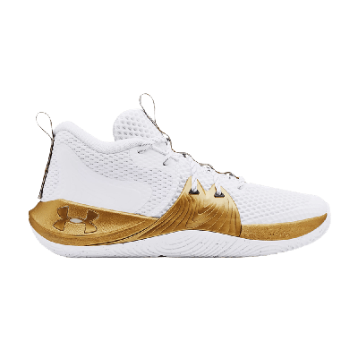 Pre-owned Under Armour Embiid One 'goldmind' In White