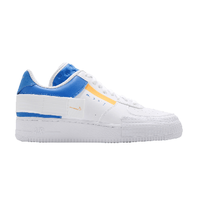 Pre-owned Nike Air Force 1 Type 'photo Blue' In White