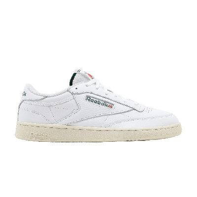 Pre-owned Reebok Club C 85 'footwear White Dark Green'