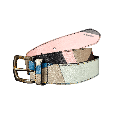 Pre-owned Supreme X Emilio Pucci Belt 'dusty Pink' In Multi-color