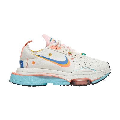 Pre-owned Nike Wmns Air Zoom-type 'flowers, Rainbows And Beads' In Cream