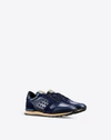 Valentino Rockrunner Sneakers In Dark Blue