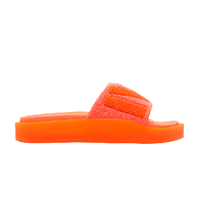 Pre-owned Adidas Originals Ivy Park X Slides 'screaming Orange'