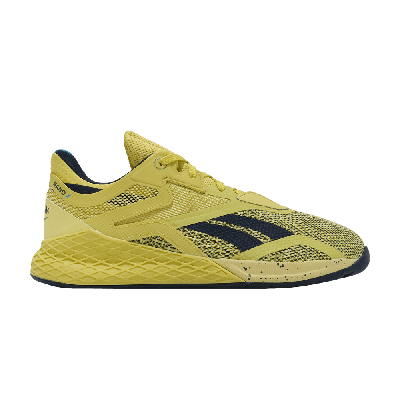 Pre-owned Reebok Nano X 'chartreuse Vector Navy' In Yellow