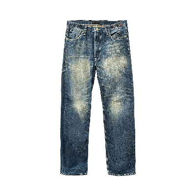 Pre-owned Cactus Jack By Travis Scott For Fragment From Our Minds Denim Pant  'blue' | ModeSens