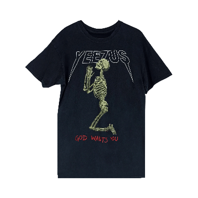 Pre-owned Kanye West Yeezus Tour God Wants You T-shirt 'black'