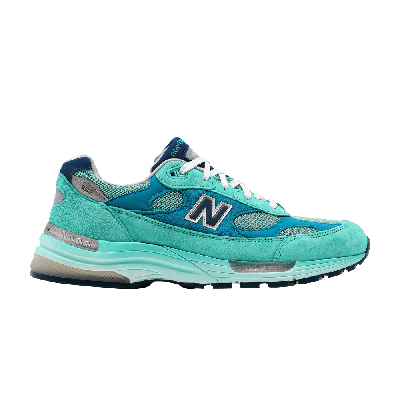 Pre-owned New Balance 992 Made In Usa 'blue Silver Metallic'