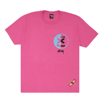 Pre-owned Stussy Kids' Power Tee 'pink'