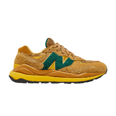 Pre-owned New Balance 57/40 'sage Bleached Lime Glow' In Brown