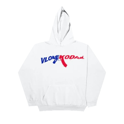 Pre-owned Vlone X Kodak Black 47 Hoodie 'white' | ModeSens