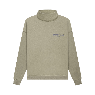 Pre-owned Essentials Fear Of God  Pullover Mockneck 'pistachio' In Green