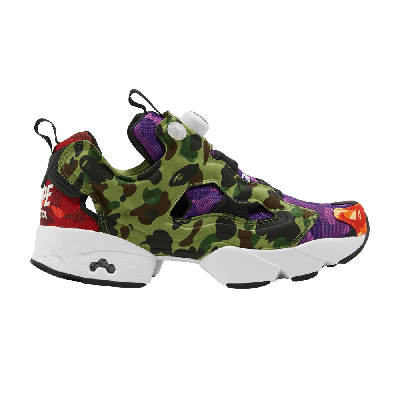 Pre-owned Reebok Bape X Instapump Fury Og 'multi Camo' In Multi-color