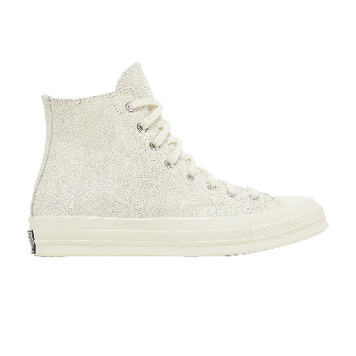 Pre-owned Converse Chuck 70 High 'egret Embossed' In Cream