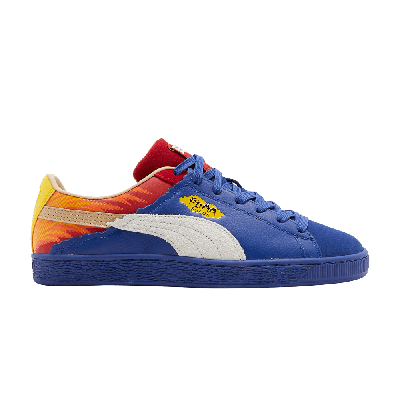 Pre-owned Puma Suede 'layers - Firecracker' In Blue