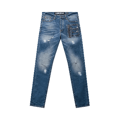 Pre-owned Billionaire Boys Club Voyager Jean 'draco' In Blue