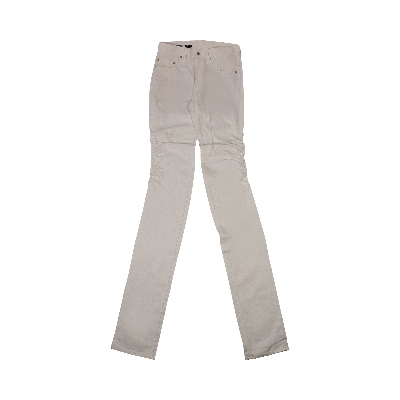 Pre-owned Vlone Long Jeans 'white'