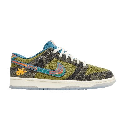 Pre-owned Nike Dunk Low 'siempre Familia' In Green