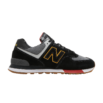 Pre-owned New Balance 574 'black Plaid'
