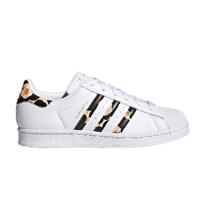 Pre-owned Adidas Originals Marimekko X Wmns Superstar 'unikko' In White