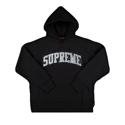 Pre-owned Supreme Water Arc Hooded Sweatshirt 'black'