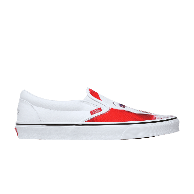 Pre-owned Vans House Of Terror X Classic Slip-on 'it' In White