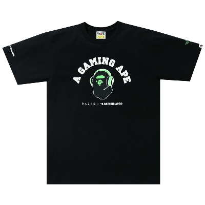Pre-owned Bape X Razer Tee 'black'