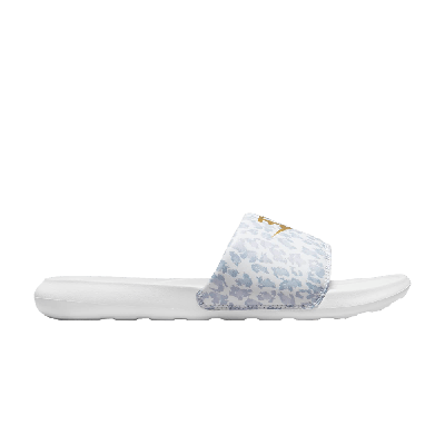 Pre-owned Nike Wmns Victori One Printed Slide 'leopard' In White