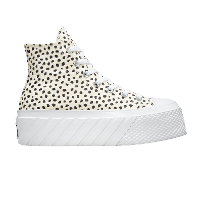 Pre-owned Converse Wmns Chuck Taylor All Star 2x Platform High 'welcome To The Wild' In White
