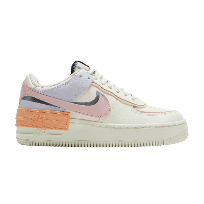 Pre-owned Nike Wmns Air Force 1 Shadow 'orange Chalk Pink Glaze' In Cream