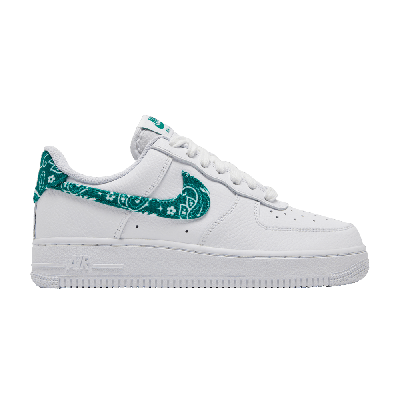 Pre-owned Nike Wmns Air Force 1 '07 Essentials 'green Paisley' In White