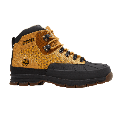 Pre-owned Timberland Euro Hiker Shell Toe Boot 'wheat Black' In Tan