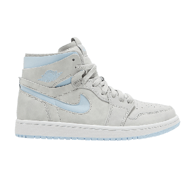 Pre-owned Air Jordan Wmns  1 High Zoom Comfort 'cool Grey Light Blue'