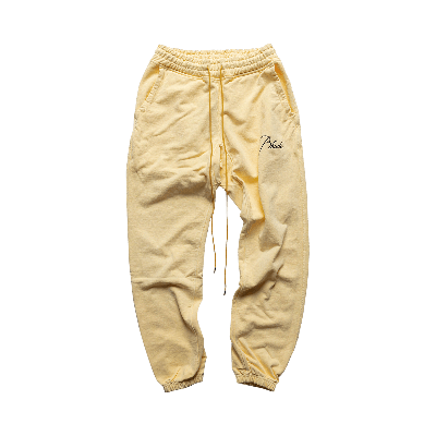 Pre-owned Rhude Sweatpant 'pastel Yellow'