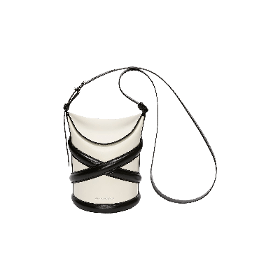 Pre-owned Alexander Mcqueen The Curve Shoulder Bag 'ivory/black' In Cream