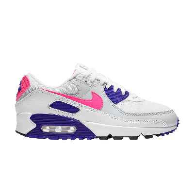 Pre-owned Nike Wmns Air Max 90 'concord Purple' In White