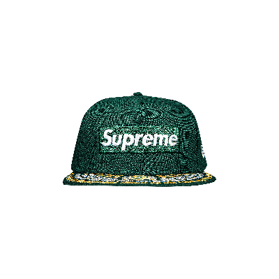 Pre-owned Supreme Undisputed Box Logo New Era 'dark Green'