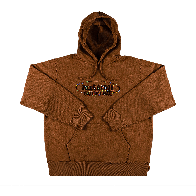 Pre-owned X Missoni Hooded Sweatshirt 'brown'