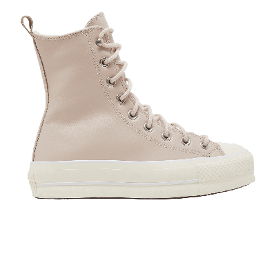 Pre-owned Converse Wmns Chuck Taylor All Star Extra-high Platform 'mountain Club - Silt Red' In Pink