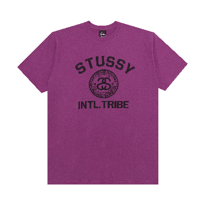 Pre-owned Stussy Kids'  Intl. Tribe Tee 'purple'