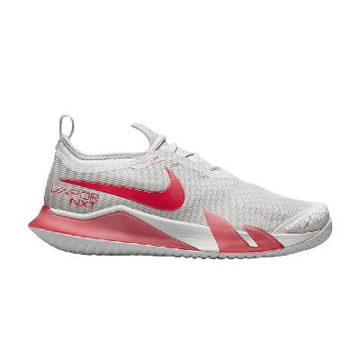 Pre-owned Nike Wmns Court React Vapor Nxt 'light Bone Lobster' In White