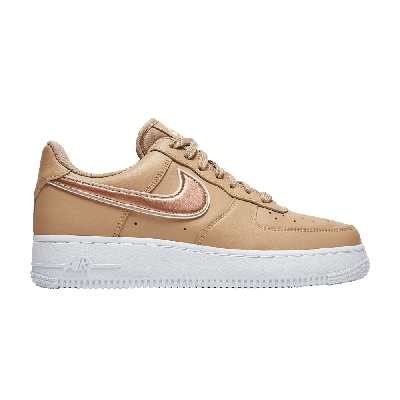 Pre-owned Nike Wmns Air Force 1 '07 Essential 'hemp Metallic Rose Gold' In Brown