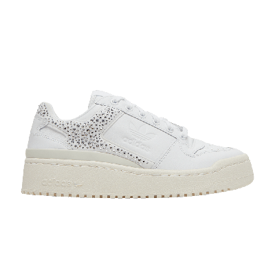 Pre-owned Adidas Originals Wmns Forum Bold 'sparkly Crystals' In White