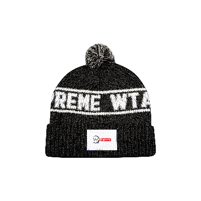 Pre-owned Supreme X Wtaps Beanie 'black'