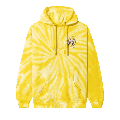 Yellow anti social cheap social club hoodie