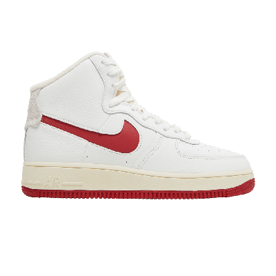 Pre-owned Nike Wmns Air Force 1 High Sculpt 'white Gym Red'