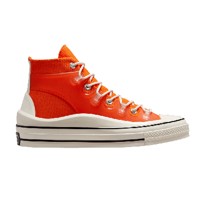 Pre-owned Converse Chuck 70 Utility High 'hybrid Function - Bold Mandarin' In Orange
